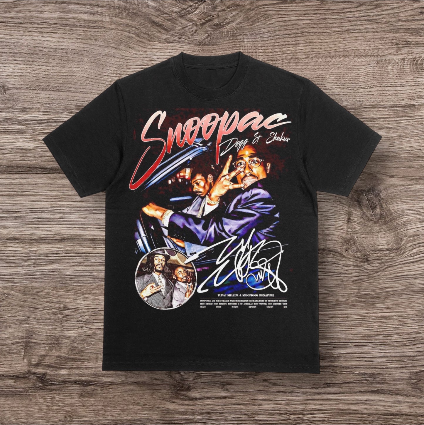 Street Jeanius Snoop/Pac Graphic Tee