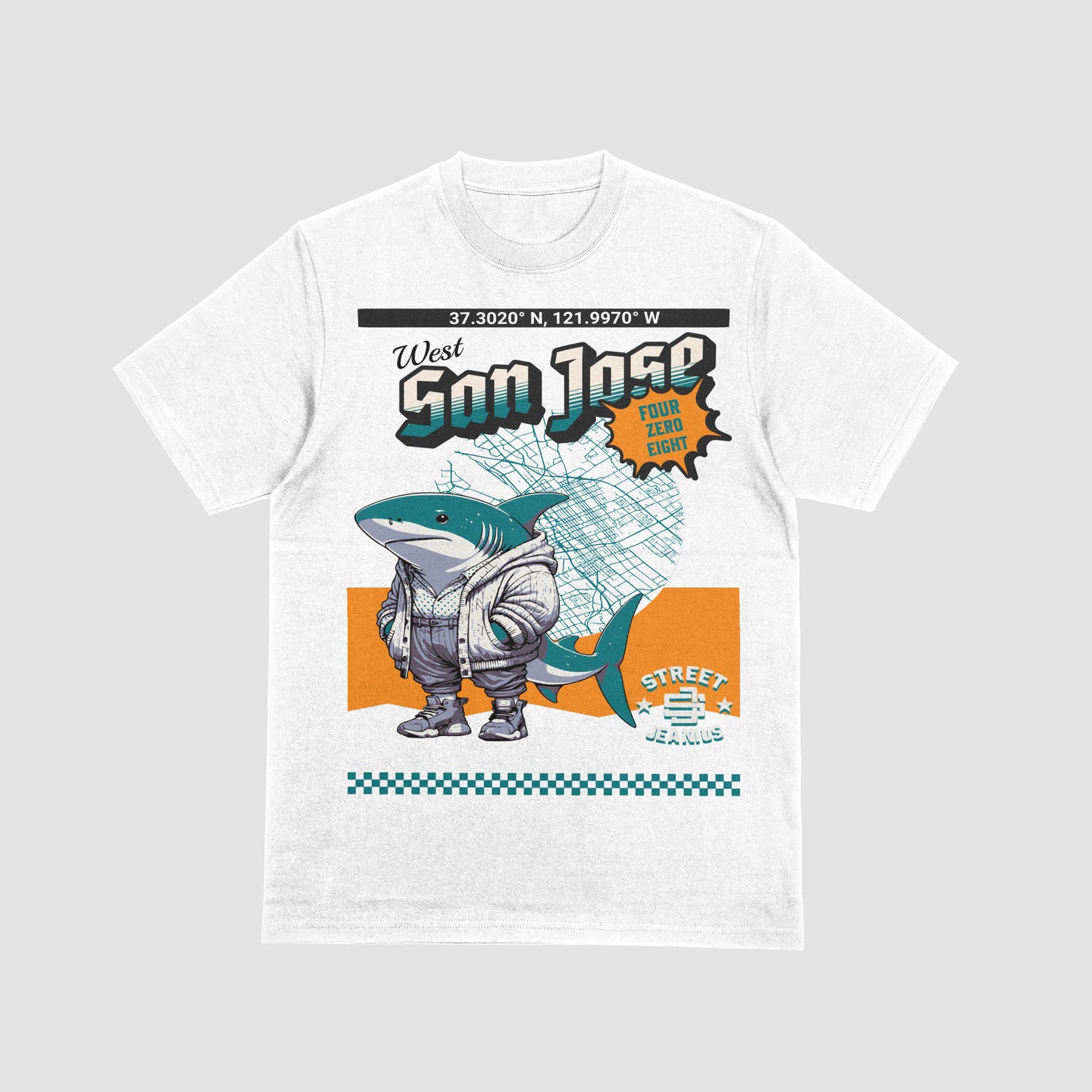 Street Jeanius West Side Shark Tee