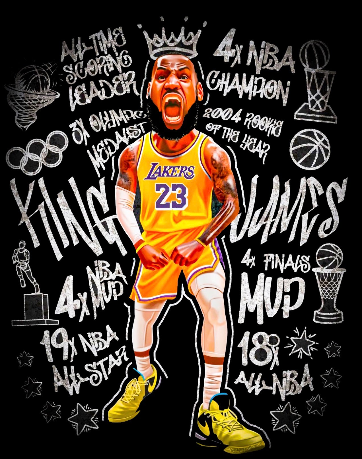 Street Jeanius LeBron Graphic Tee