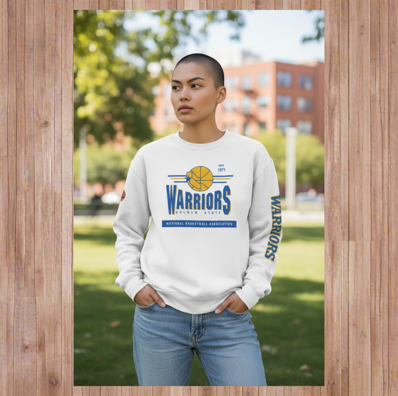 Street Jeanius 90's Warriors Crewneck Sweater