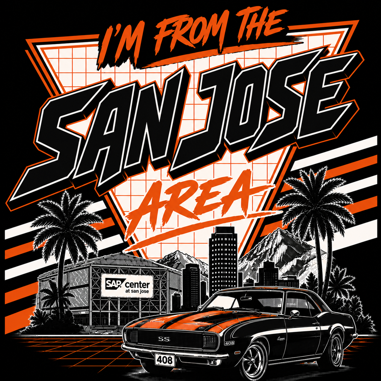 Im From The San Jose Area Graphic Tee
