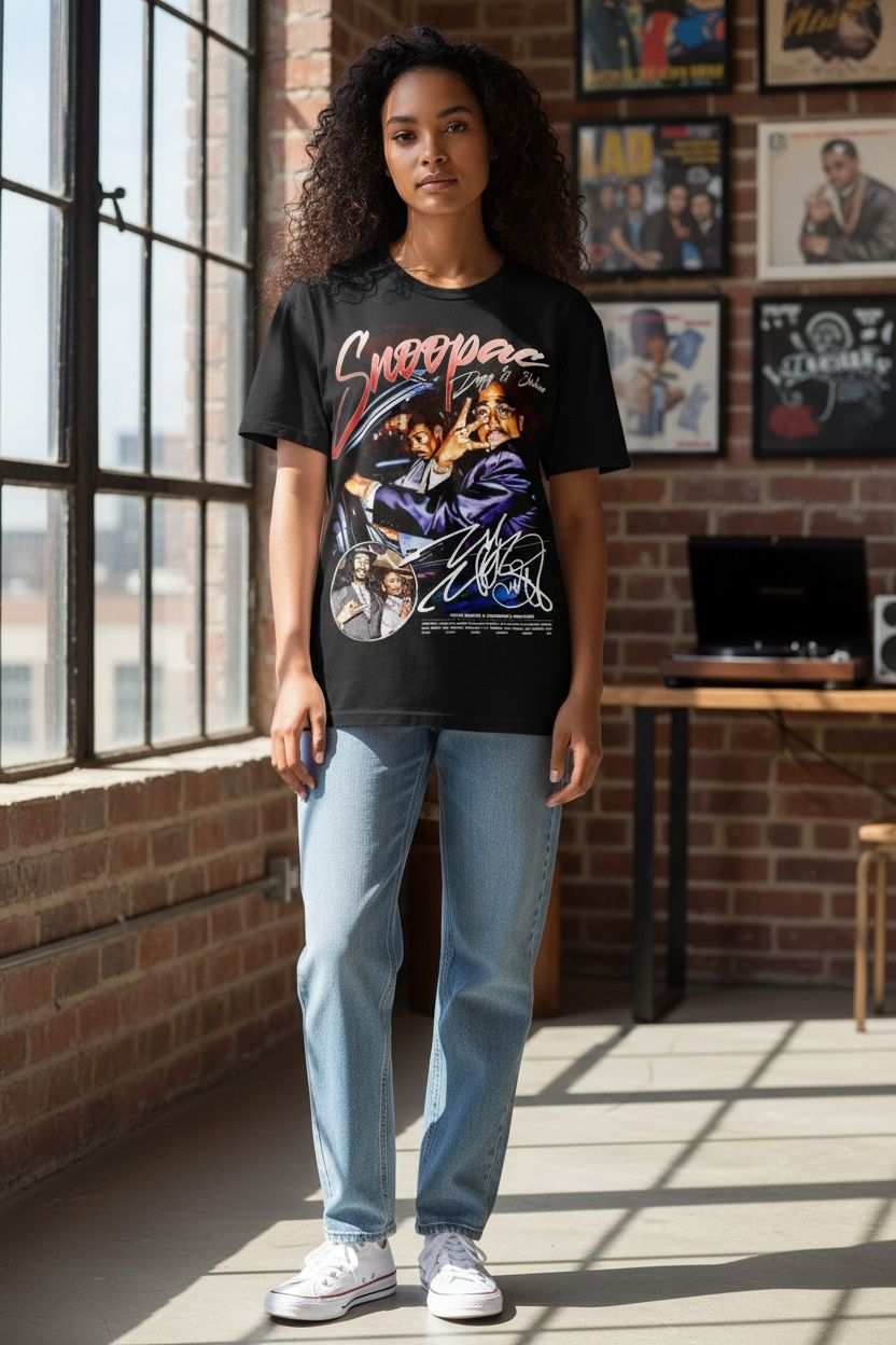 Street Jeanius Snoop/Pac Graphic Tee