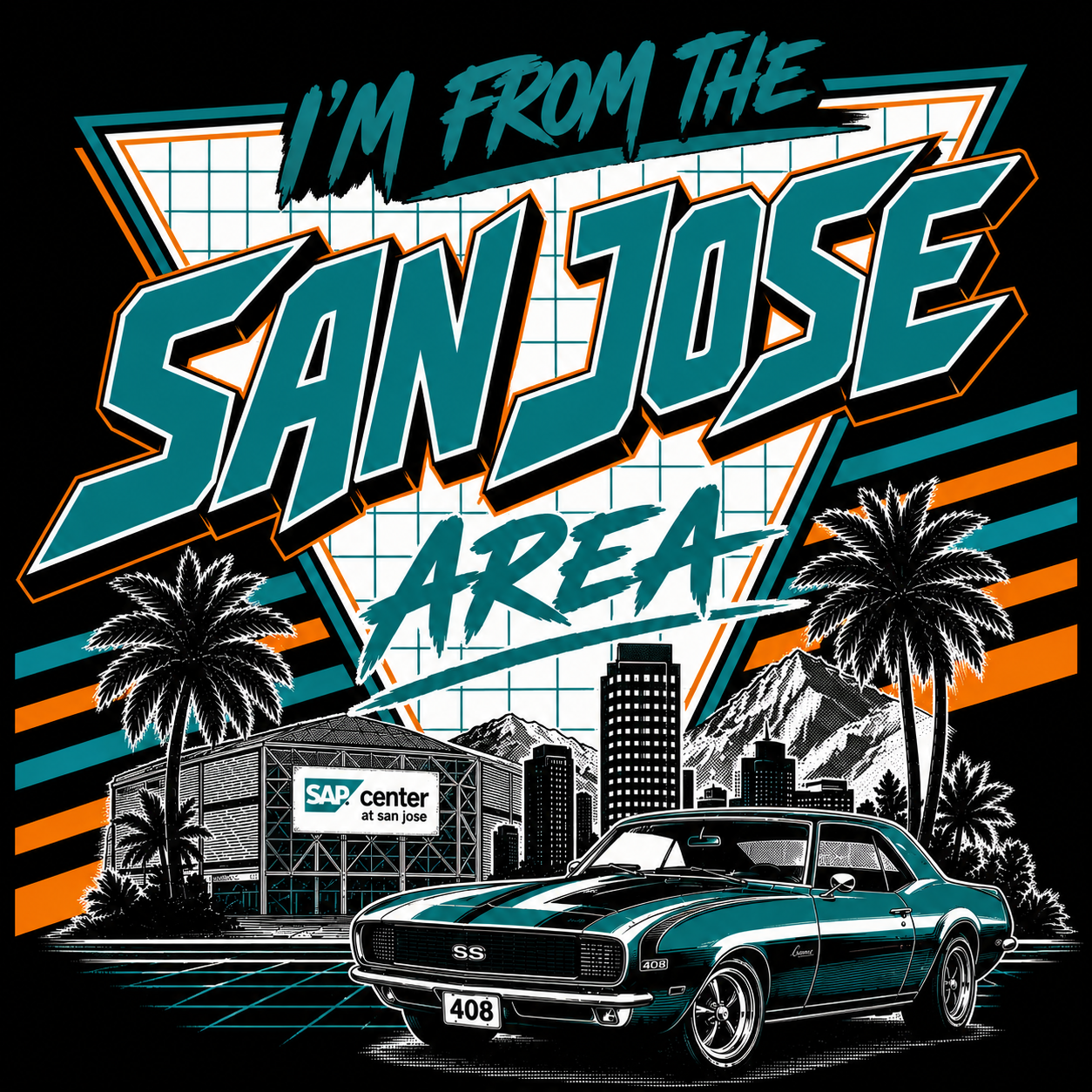 Im From The San Jose Area Graphic Tee