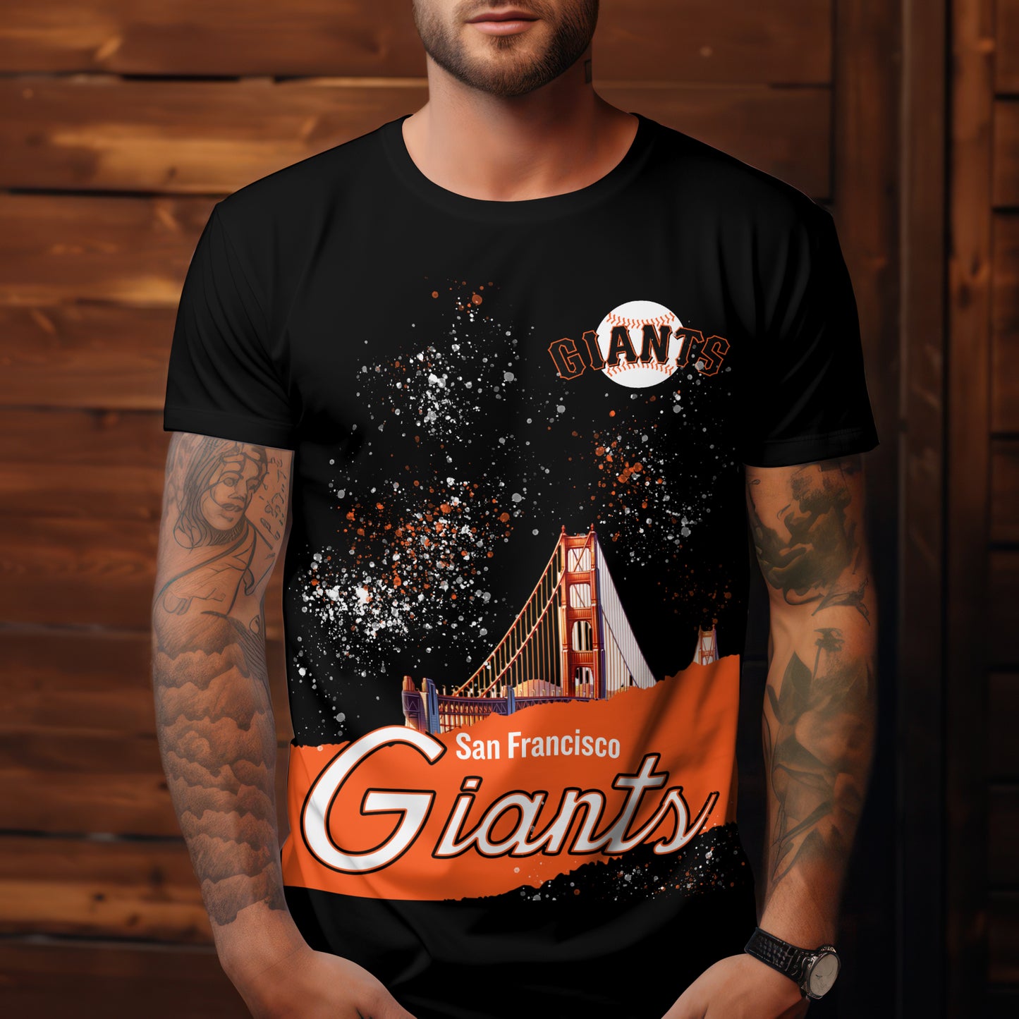 Street Jeanius SF Giants Splash Tee