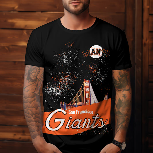 Street Jeanius SF Giants Splash Tee