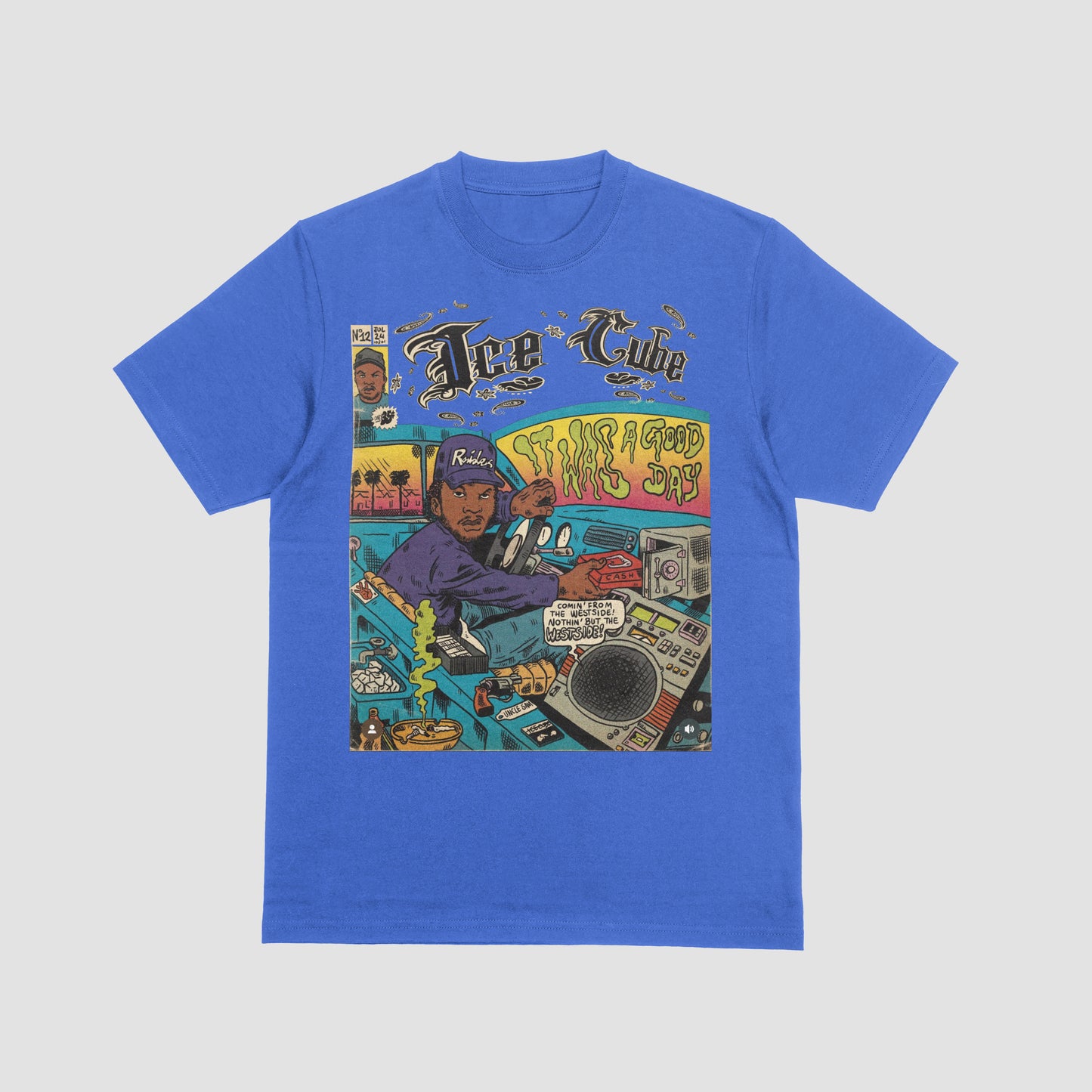 Street Jeanius Ice Cube Comic Tee