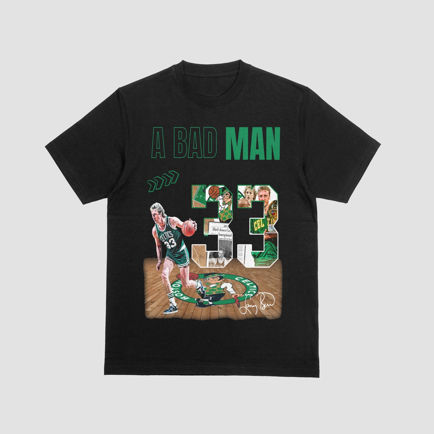 Street Jeanius Larry Bird Graphic Tee