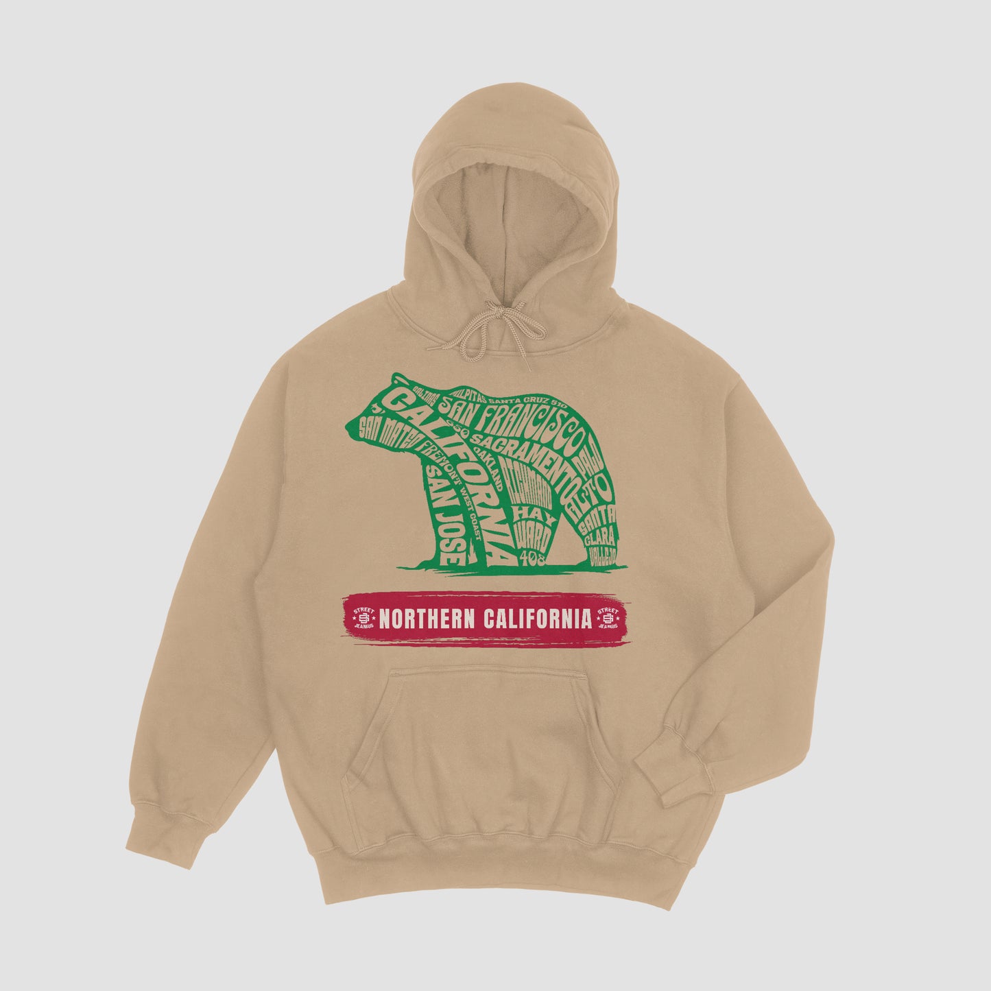 Street Jeanius Northern California Hoodie