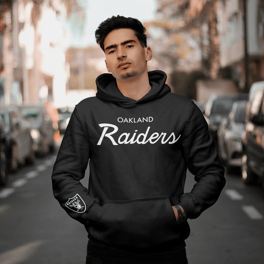 Street Jeanius 90's Oakland Raiders Hoodie