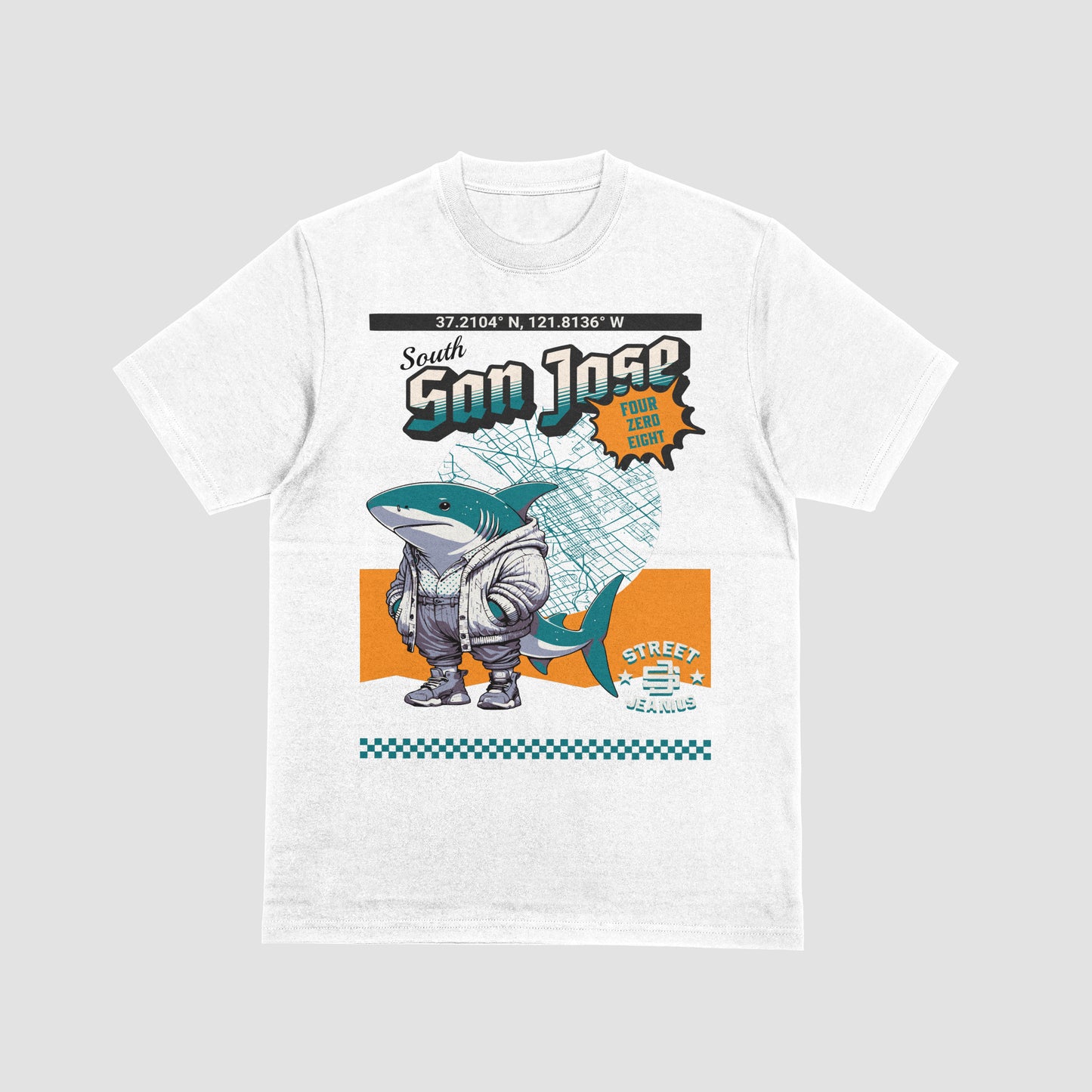 Street Jeanius South Side Shark Tee