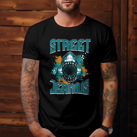 Street Jeanius Shark Tee