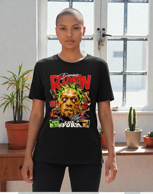 Street Jeanius Dennis Rodman Graphic Tee