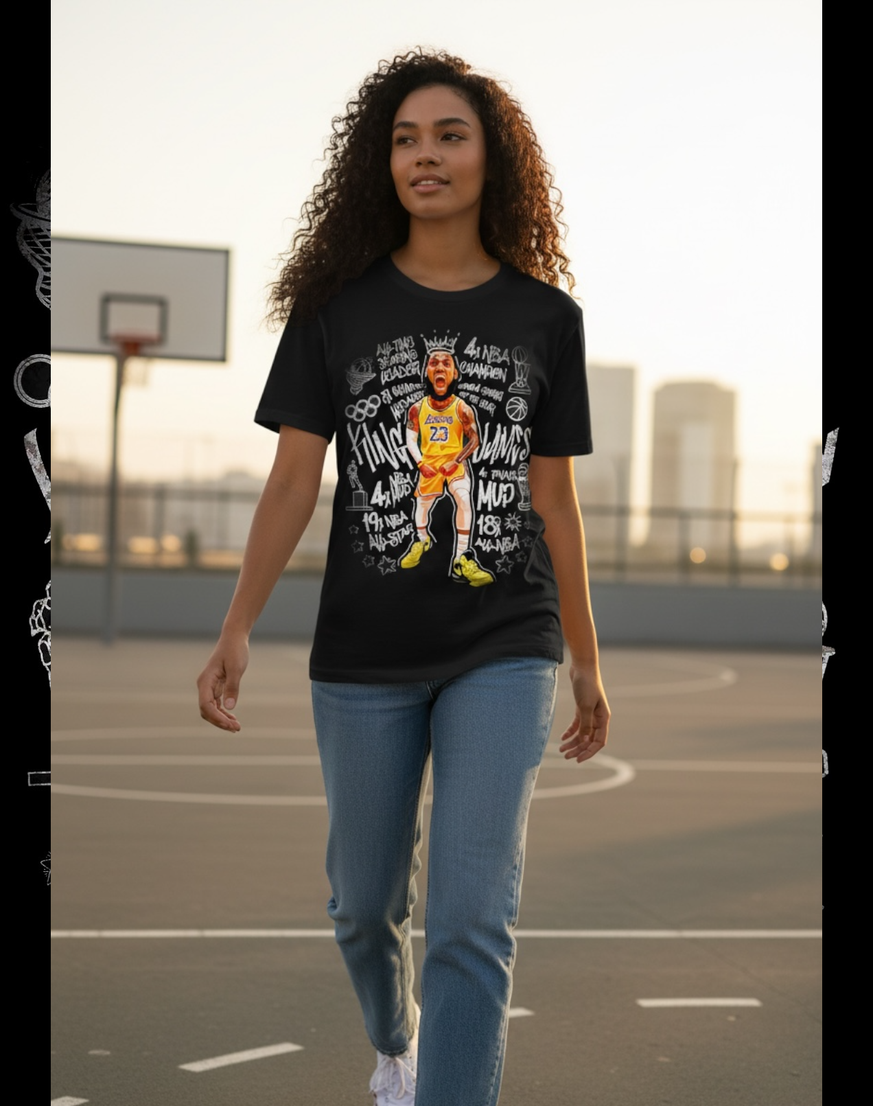 Street Jeanius LeBron Graphic Tee